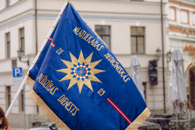 NMPD svētku karogs
