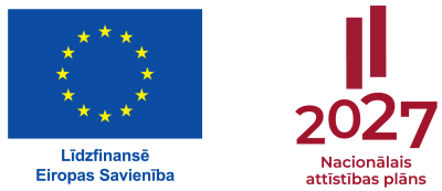 Līdzfinansē ES. 2027 - Nacionālais attīstības plāns logo