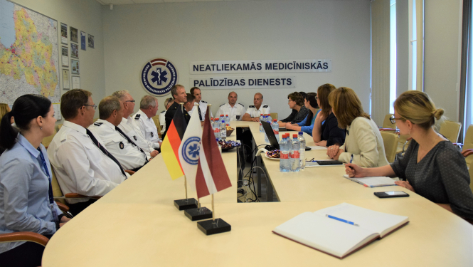 NMPD viesojas Hamburgas ugunsdzēsības un glābšanas dienesta pārstāvji