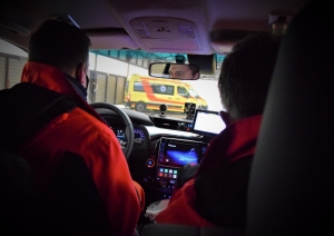 NMPD ārstu speciālistu brigāde no iekšpuses