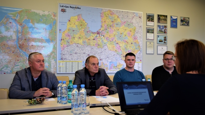 NMPD viesojas Viļņas neatliekamās medicīniskās palīdzības stacijas pārstāvji
