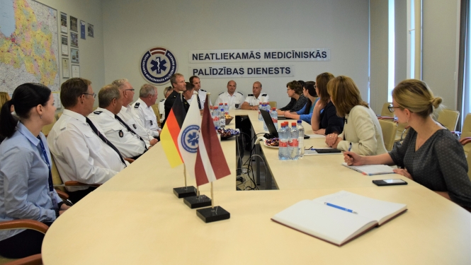 NMPD viesojas Hamburgas ugunsdzēsības un glābšanas dienesta pārstāvji