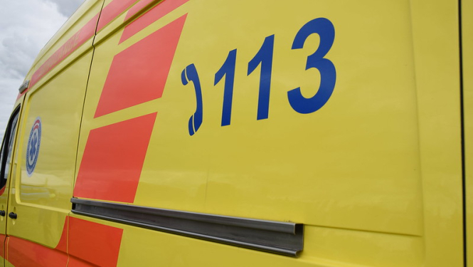 NMPD operatīvais auto, uz kura rakstīts 113