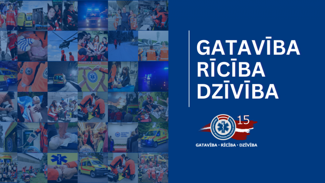 Gatavība.Rīcība.Dzīvība. NMPD 15, kolāža ar dažādām NMPD bildēm