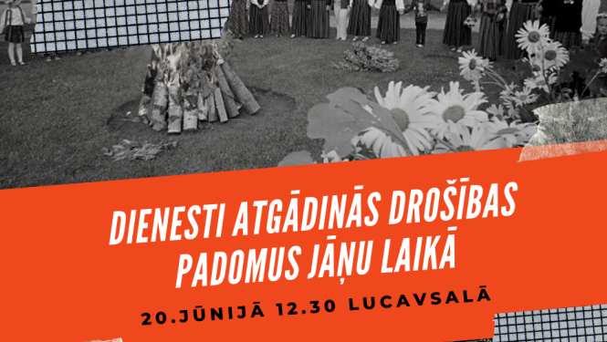 Operatīvie dienesti atgādinās par drošību gaidāmo svētku laikā!