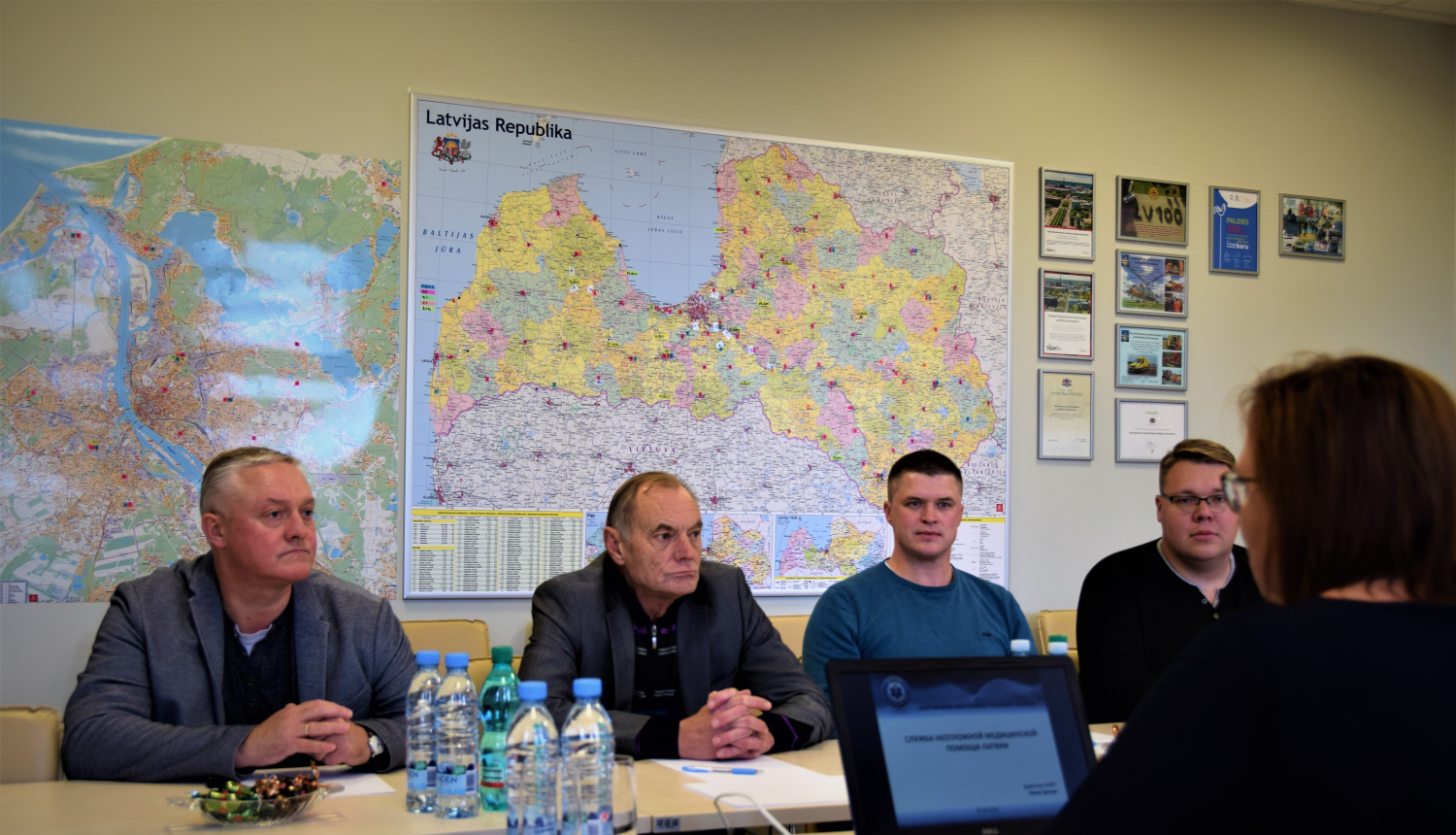 NMPD viesojas Viļņas neatliekamās medicīniskās palīdzības stacijas pārstāvji