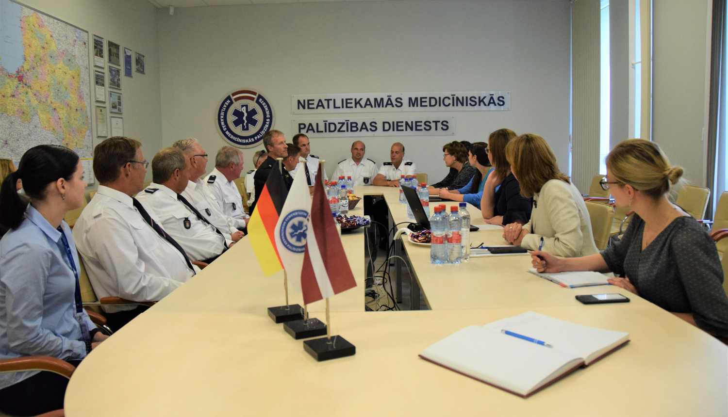 NMPD viesojas Hamburgas ugunsdzēsības un glābšanas dienesta pārstāvji