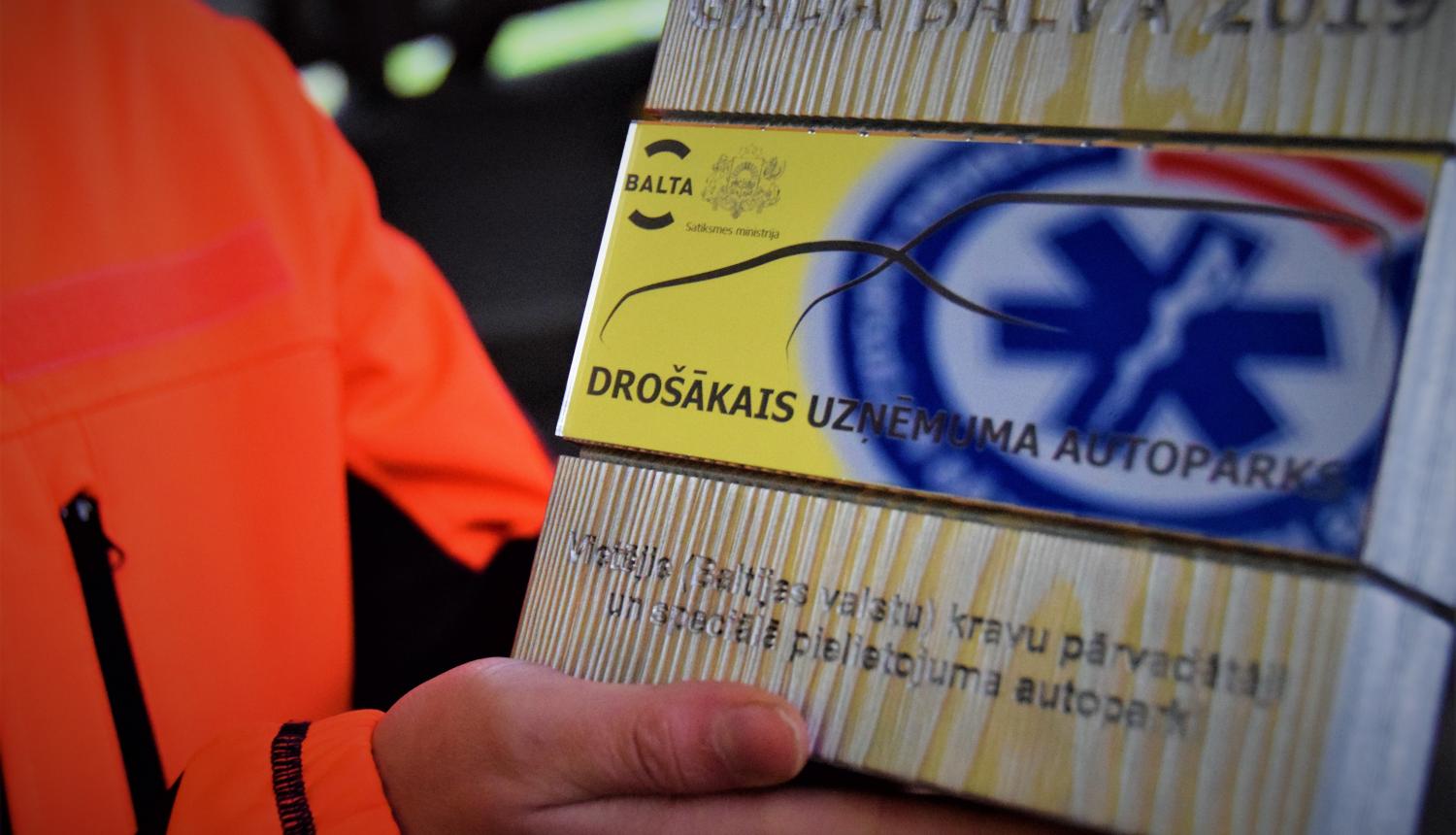 NMP dienests konkursā „Drošākais uzņēmuma autoparks” jau otro gadu pēc kārtas saņem sudraba godalgu