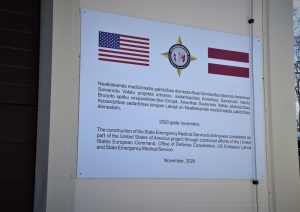 ASV atbalsts ēkas tapšanā