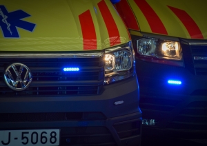 Jaunie NMPD operatīvie auto ar ieslēgtām bākugunīm